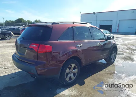 2007 Acura Mdx Sport Package from USA, damaged, VIN 2HNYD28597H517011